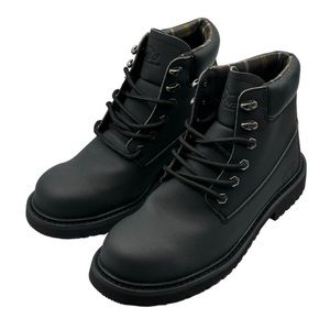 Nolin Shield Mens Sz 13 Work Boots Black Steel-toed Lace Up High Top Block Heel